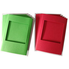 Square Aperture Tri Fold Card