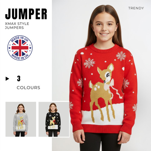 Girls boys xmas - girls, jumper