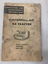 Caterpillar D4 tractor