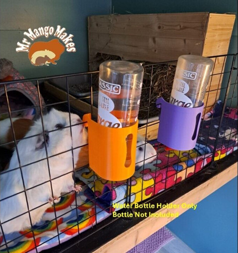 Cage mounted water bottle - cage,