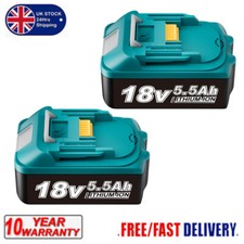 2x For Makita 18V BL1860B