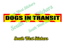 Dogs In Transit Chevron MAGNET