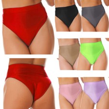 Womens Briefs Oily Panty Sports Knickers Swimsuit Costume Underpants Sleepwear