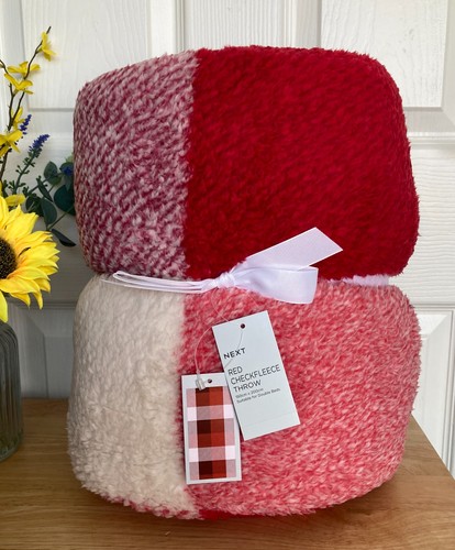 New next red cosy - red, throw
