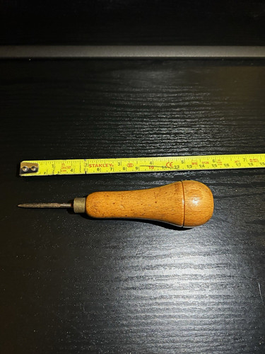 Vintage wooden handled scratch - vintage, wooden-handled