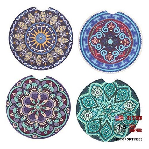 Pack ceramic mandala car - 4,