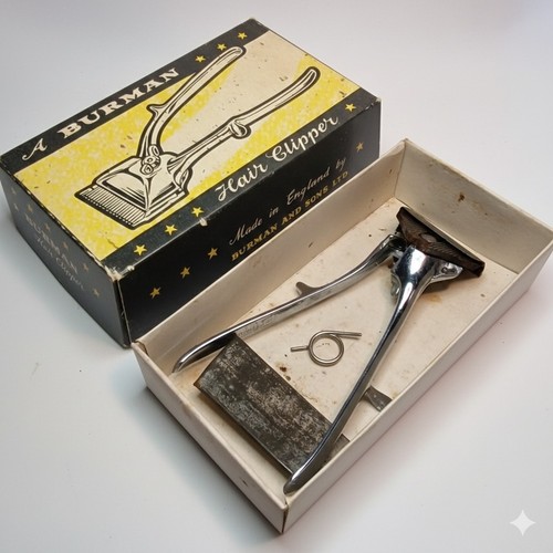 Vintage burman hair clippers - burman,