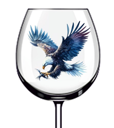 12x colourful hunting eagle - colourful,