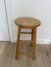 Vintage Wooden Round Stool