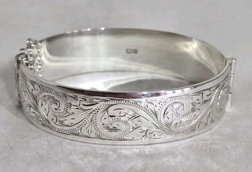 Vintage sterling silver cuff - sterling,
