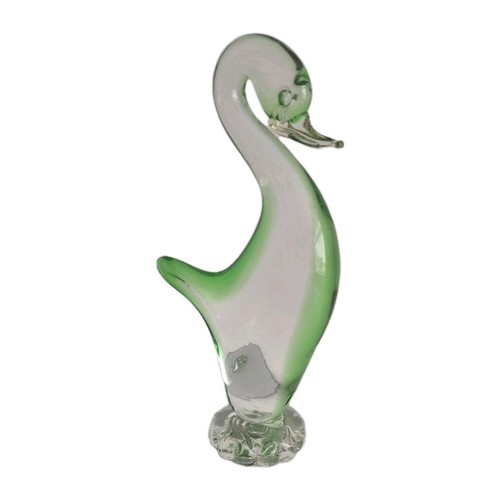 Vintage murano art glass swan - vintage,