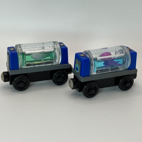 Wooden railway aquarium - wooden,