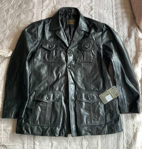 Aviatrix men leather jacket - men's,
