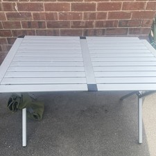 large folding aluminium table