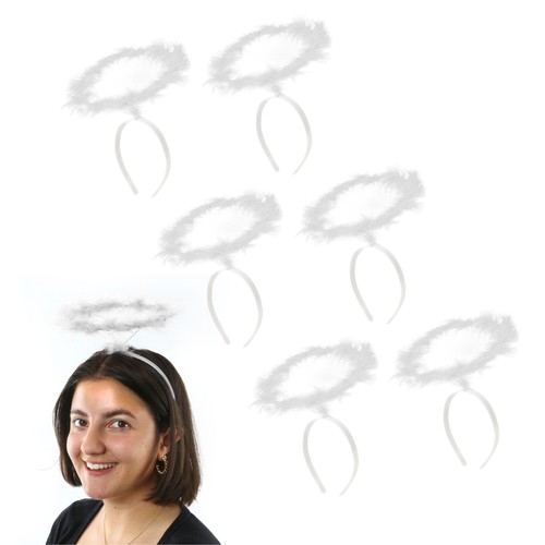 Ladies white angel halo - ladies,