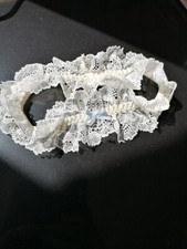 Ladies M & S Cream Garter 