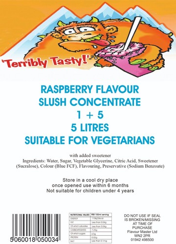 Terribly tasty slush syrup - 1, x