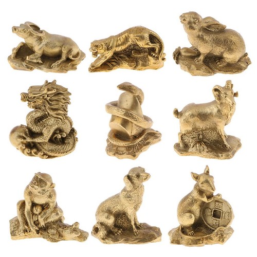 Twelve zodiac animal figurine - zodiac,