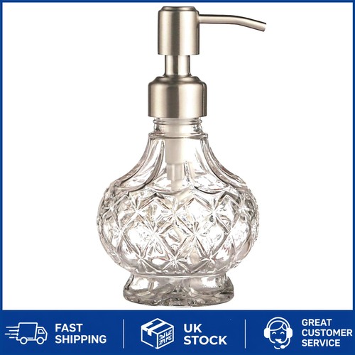 Elegant glass soap dispenser - soap,