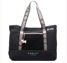 👜RADLEY “Crofters Way” Large Fabric Holdall/Tote Bag, Slate Grey, USED ONCE👜