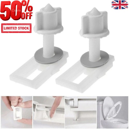 Toilet seat hinge repair - repair, bolts