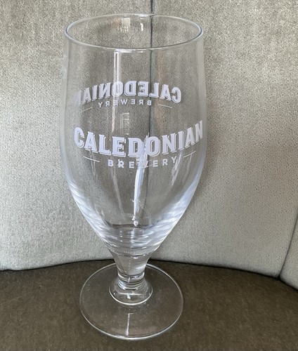 Caledonian brewery pint glass - caledonian,