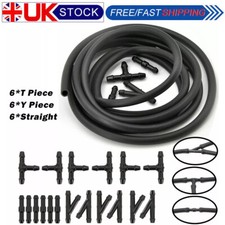 2M &18pcs Connectors Car Windscreen Wiper Washer Jet Tube Pipe Nozzle Pump Hose