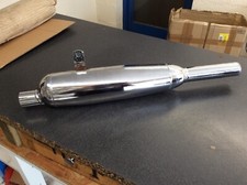 Triumph T100 L/h Exhaust 71-2017 Genuine Nos But Rusty 