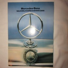 MERCEDES E TD TE CE SE SEL SEC SL GE GD UK Market Range Sales Brochure 1982