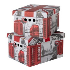 2pc decorative storage boxes - 2pc,