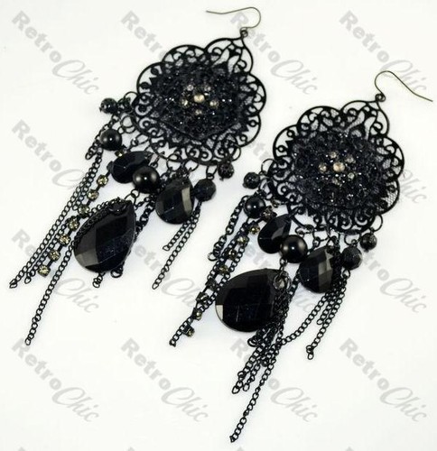 Big black lace - big,