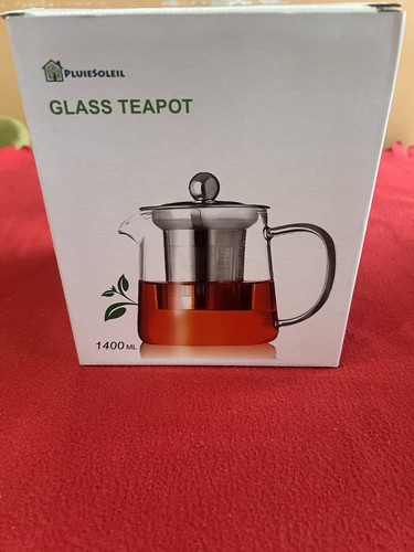 Pluiesoleil clear glass teapot - pluiesoleil,