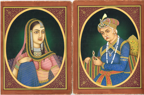 Mughal miniature paintings