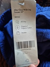 Sweaty Betty Brand New With Tags Blue 30" After Class Trousers Women's M