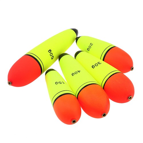 5pcs eva slip bobber - eva,