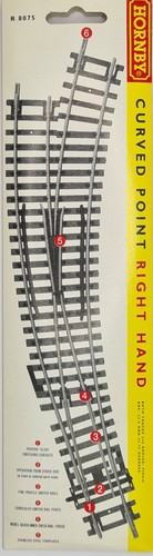Hornby r8075 right - r8075, curved