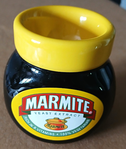 Marmite jar shaped novelty egg - marmite,