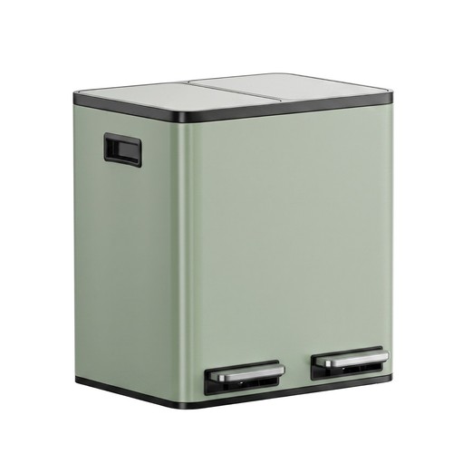 Sage green recycling kitchen - ,