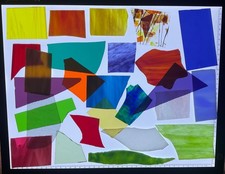 A SELECTION OF STAINED GLASS