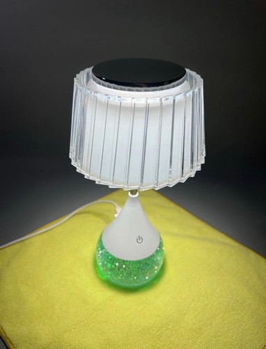 Crystal led table - crystal, lamp