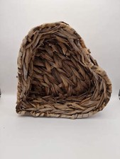 Heart Shaped Wicker Basket