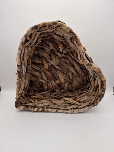 Heart shaped wicker basket - shaped,