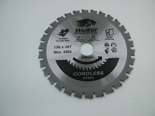 Cordless saw blade 136mm metal