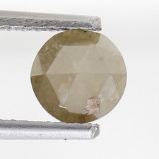 0.82carat Grayish Yellow Round
