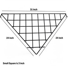 Triangular Corner Grid Mesh