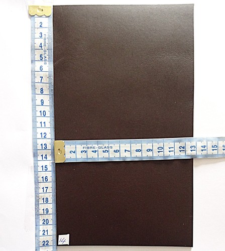 Dark brown veg - tan, leather