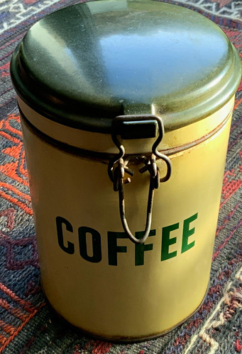 Vintage retro metal coffee - metal,