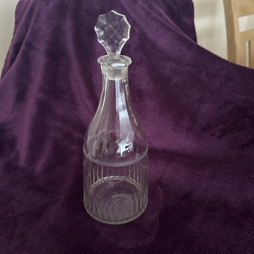 Antique glass decanter - antique,