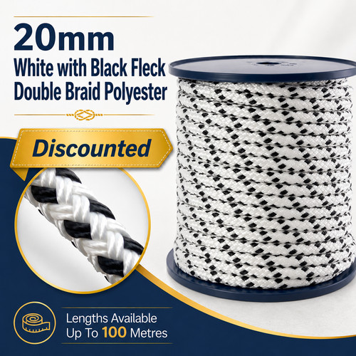 20mm white black - white,