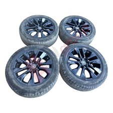TOYOTA RAV4 MK5 HYBRID XA50 18-24 SET OF 4 ALLOYS IN BLACK 225/55R19 007277